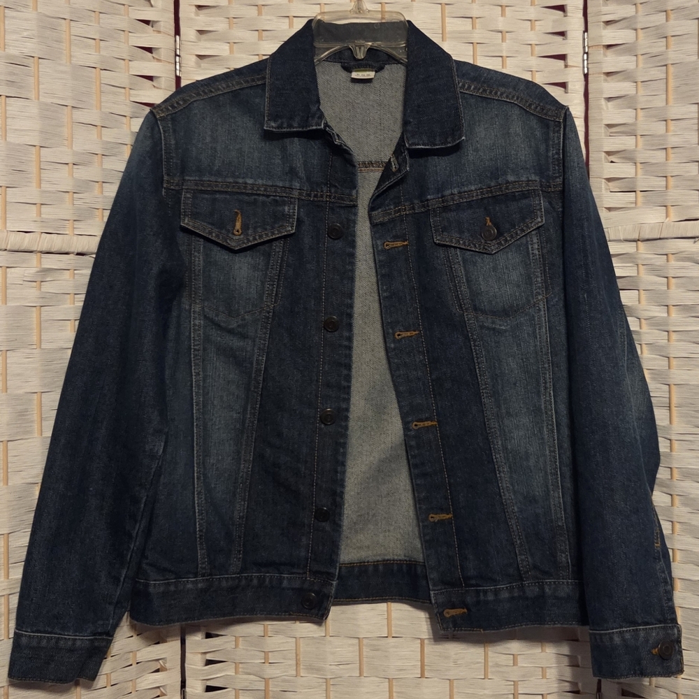 Crazy 8 Kids Blue Denim Jacket Size XL (14-16)